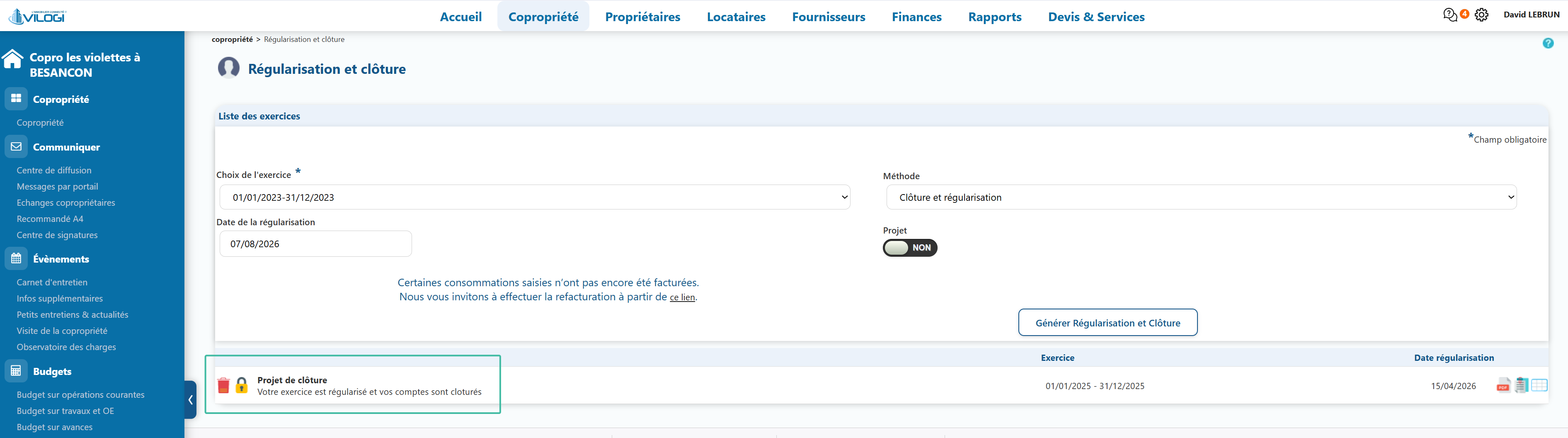Les comptes ont été validés, que faire ? Tutoriel logiciel immobilier pour syndics et administrateurs de biens
